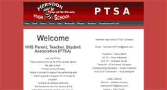 Desktop Screenshot of herndonptsa.org